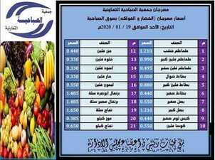 عروض جمعية الصباحية التعاونية ليوم الاحد 19/1/2020