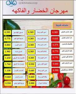 عروض جمعية خيطان التعاونية مهرجان الخضار 12/3/2020