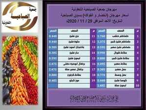 عروض جمعية الصباحية التعاونية الكويت الأحد 29/11/2020